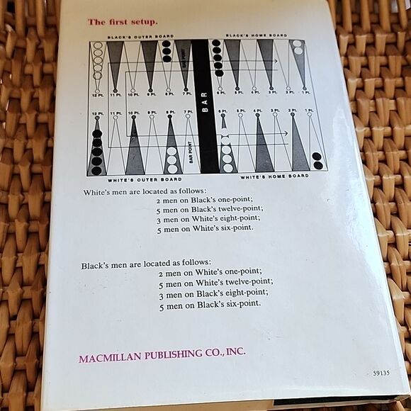 Vintage 60's Backgammon Book Prince Alexis Obolensky & Ted James - Picture 9 of 10